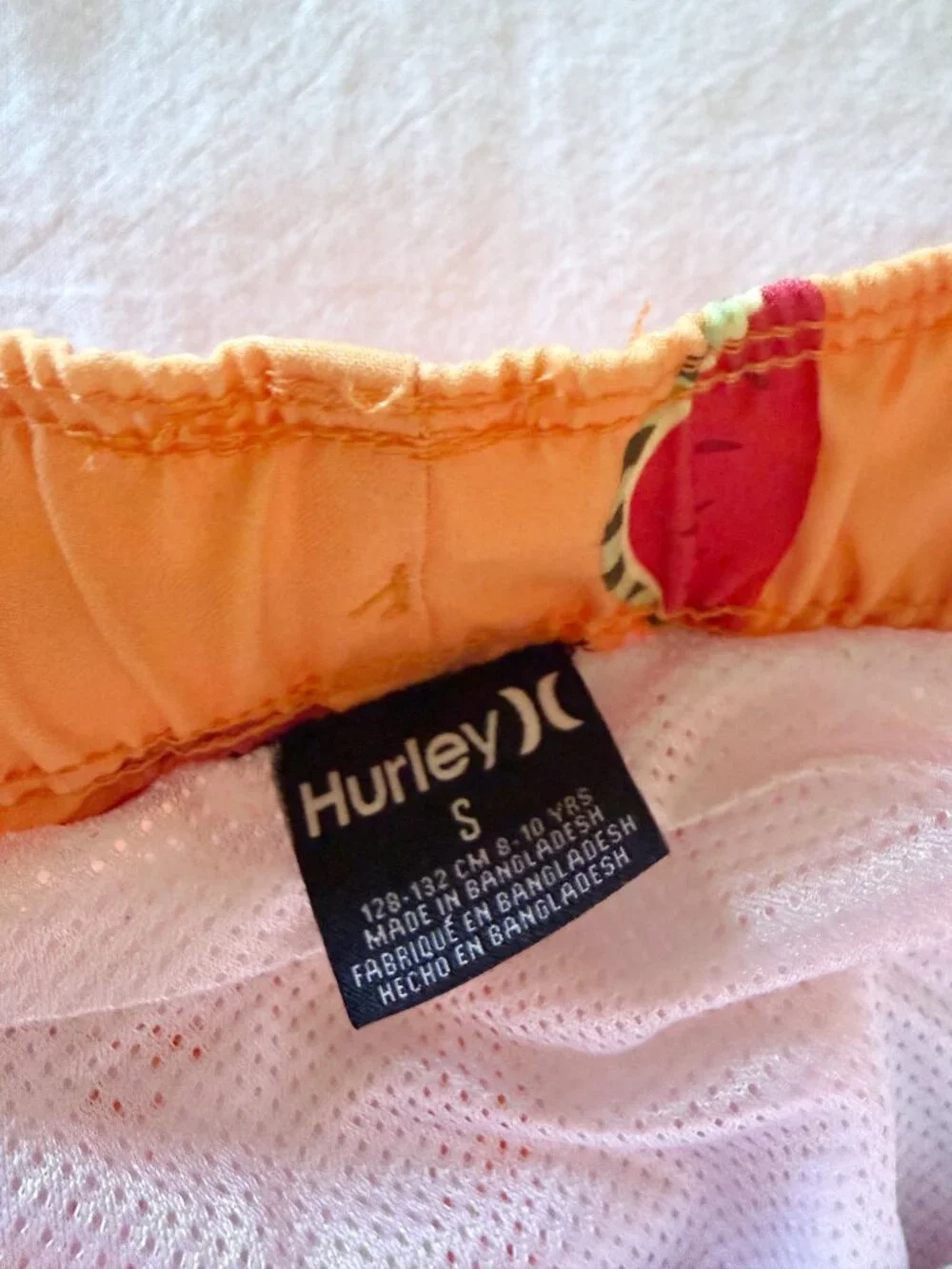 Hurley Swim Trunks NWT • Tropical Fruit • Boys Small